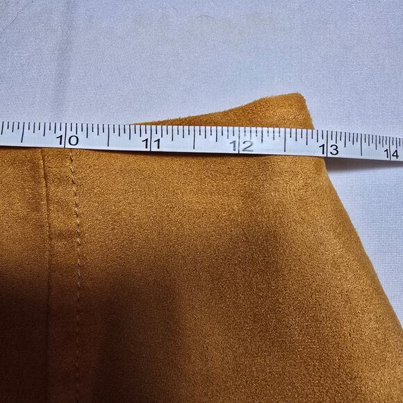 Maeve by Anthropologie Faux Suede High Low Skirt - Picture 9 of 12